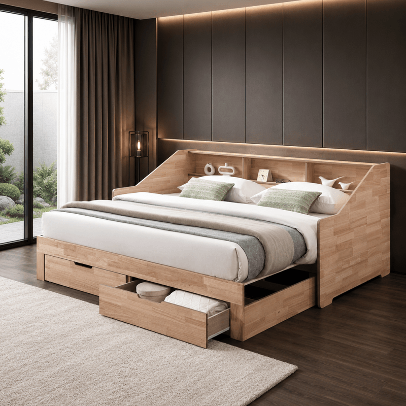 Casa si Gradina - Mobilier - Mobilier copii - Patuturi copii - Pat extensibil, natural, MONETA - Infinity.ro