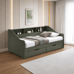 Casa si Gradina - Mobilier - Mobilier copii - Patuturi copii - Patul extensibil, verde-gri, MONETA - Infinity.ro