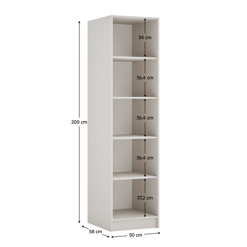 Casa si Gradina - Mobilier - Dulapuri si sifoniere - Dulapuri - Corp dulap 50, cu polite, casmir, KREO - Infinity.ro
