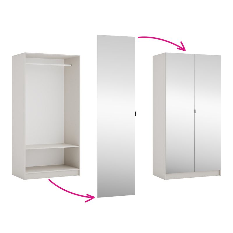 Casa si Gradina - Mobilier - Dulapuri si sifoniere - Dulapuri - Corp dulap 100, cu umerase, casmir, KREO - Infinity.ro