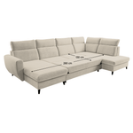 Casa si Gradina - Mobilier - Canapele si coltare - Coltare - Set canapea extensibila, bej, pe stanga, ROTTO ROH U - Infinity.ro