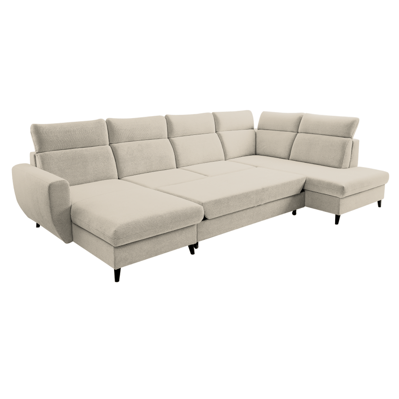 Casa si Gradina - Mobilier - Canapele si coltare - Coltare - Set canapea extensibila, bej, pe stanga, ROTTO ROH U - Infinity.ro