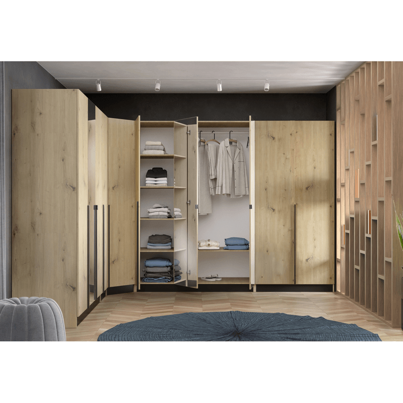 Casa si Gradina - Mobilier - Dulapuri si sifoniere - Dulapuri - Corp dulap 100, cu umerase, stejar artisan, KREO - Infinity.ro