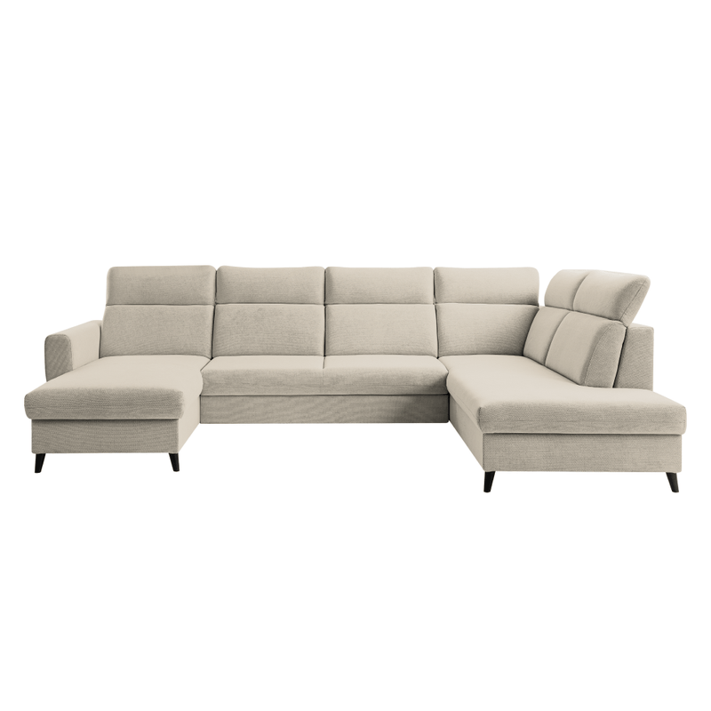 Casa si Gradina - Mobilier - Canapele si coltare - Coltare - Set canapea extensibila, bej, pe stanga, ROTTO ROH U - Infinity.ro