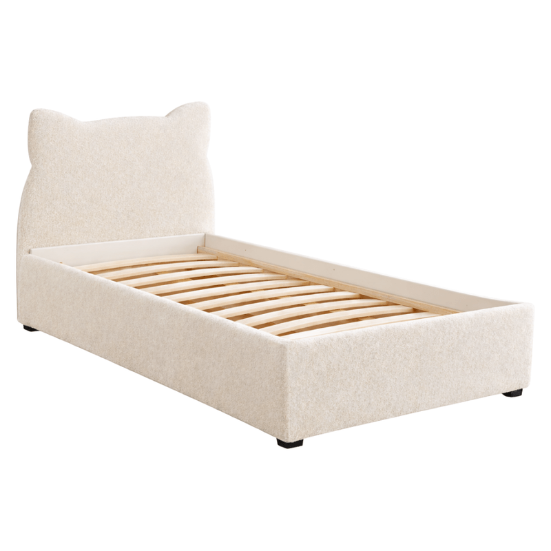 Casa si Gradina - Mobilier - Mobilier copii - Patuturi copii - Pat cu somiera, bej, 90x200, MNAU - Infinity.ro