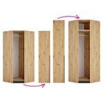 Casa si Gradina - Mobilier - Dulapuri si sifoniere - Dulapuri - Corp dulap de colt, stejar artisan, KREO - Infinity.ro