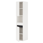 Casa si Gradina - Mobilier - Mobilier baie - Comode baie - Dulapior inalt, stejar alb/artisan, CHOICE - Infinity.ro