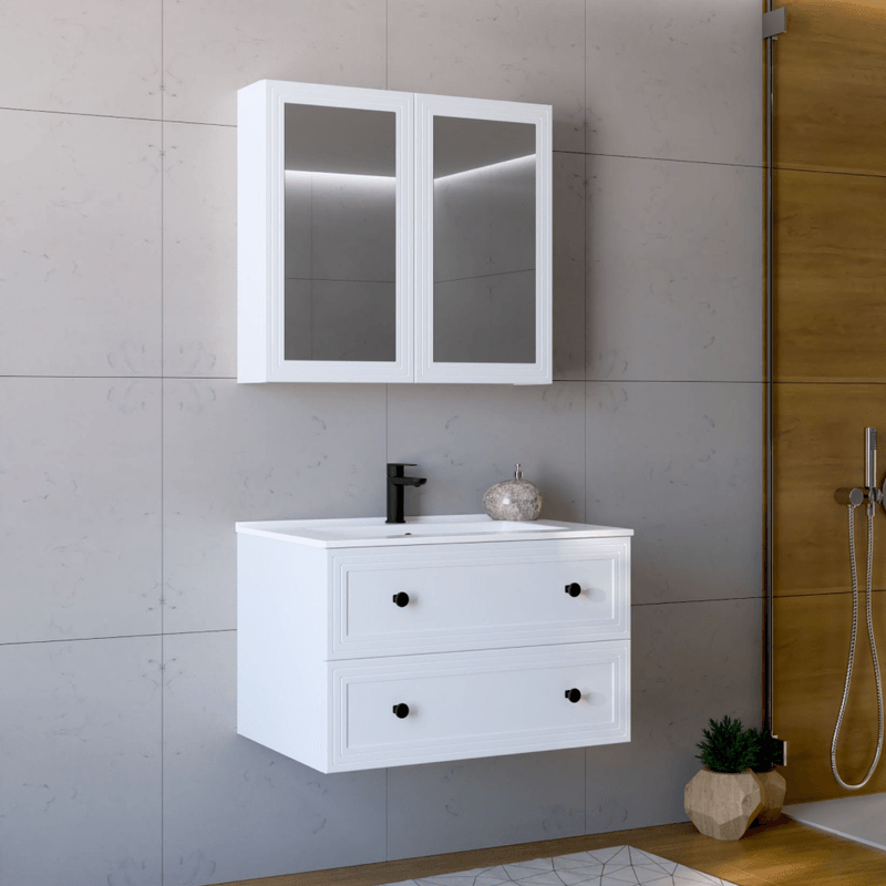 Casa si Gradina - Mobilier - Mobilier baie - Comode baie - Dulapior de pus sub chiuveta, alb, JUMP 80 - Infinity.ro