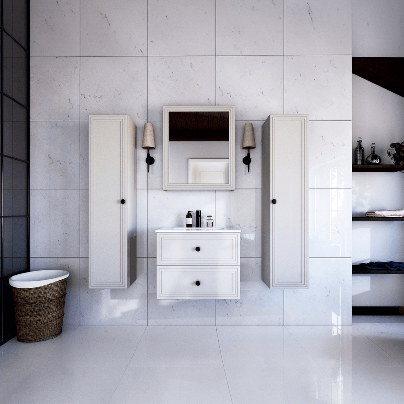 Casa si Gradina - Mobilier - Mobilier baie - Comode baie - Dulapior suspendat cu oglinda, casmir, JUMP 60 - Infinity.ro