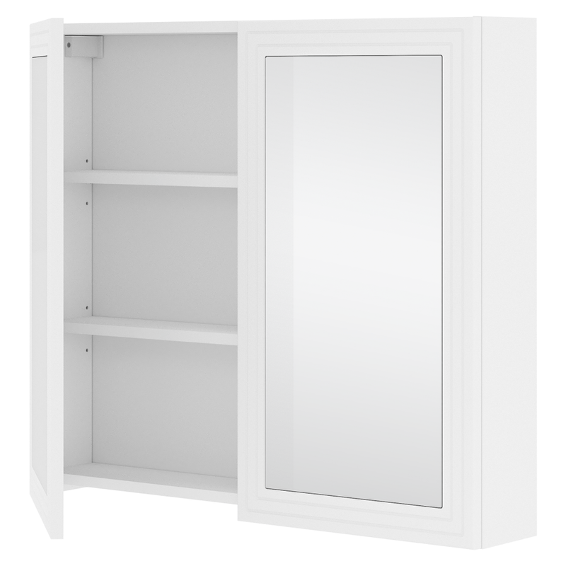 Casa si Gradina - Mobilier - Mobilier baie - Comode baie - Dulapior suspendat cu oglinda, alb, JUMP 80 - Infinity.ro