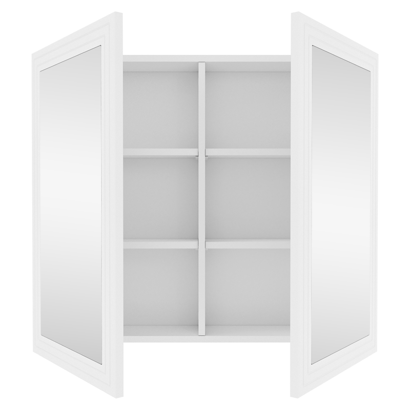 Casa si Gradina - Mobilier - Mobilier baie - Comode baie - Dulapior suspendat cu oglinda, alb, JUMP 80 - Infinity.ro
