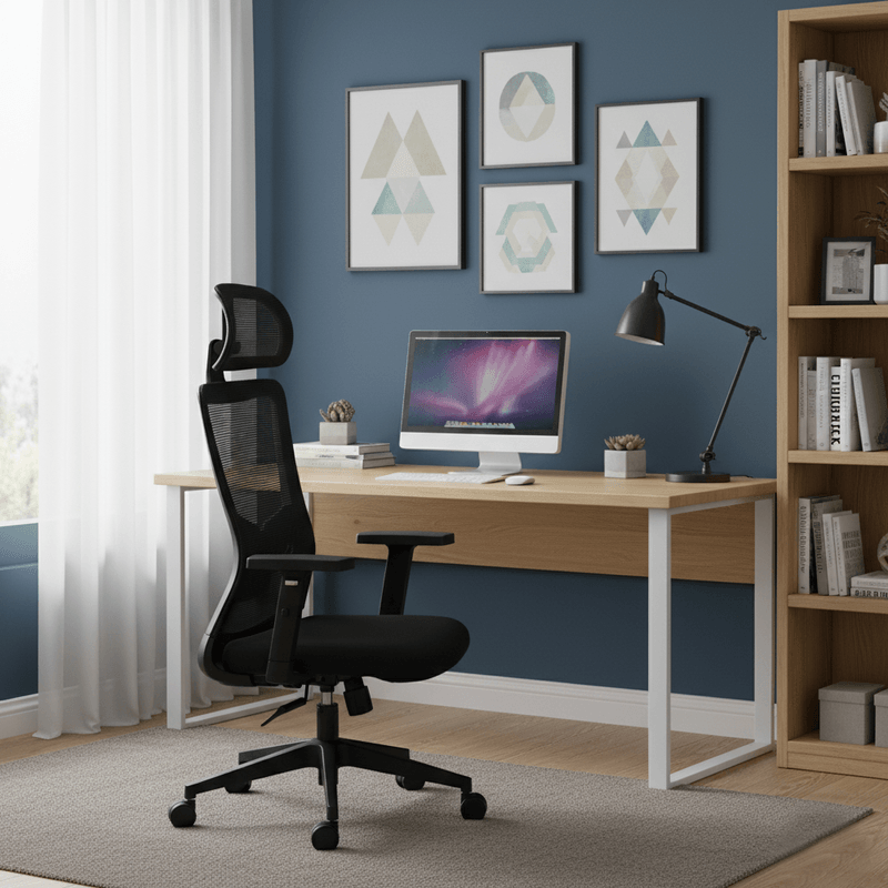 Casa si Gradina - Mobilier - Scaune si fotolii - Scaune - Fotoliu de birou, negru, portanta 150 kg, ALONZO - Infinity.ro