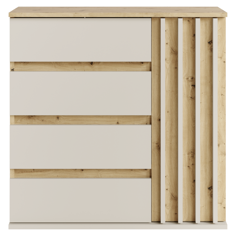 Casa si Gradina - Mobilier - Comode si corpuri - Comode - Comoda, 1D4S casmir/stejar artisan, DERIS - Infinity.ro
