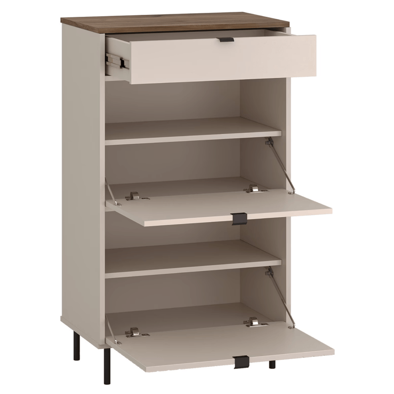 Casa si Gradina - Mobilier - Comode si corpuri - Comode - Comoda, casmir/stejar castello, EYCO 2D1S - Infinity.ro