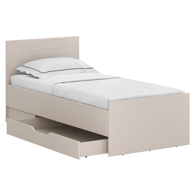 Casa si Gradina - Mobilier - Paturi si accesorii - Paturi - Pat, 90x200, casmir/stejar castello, EYCO - Infinity.ro