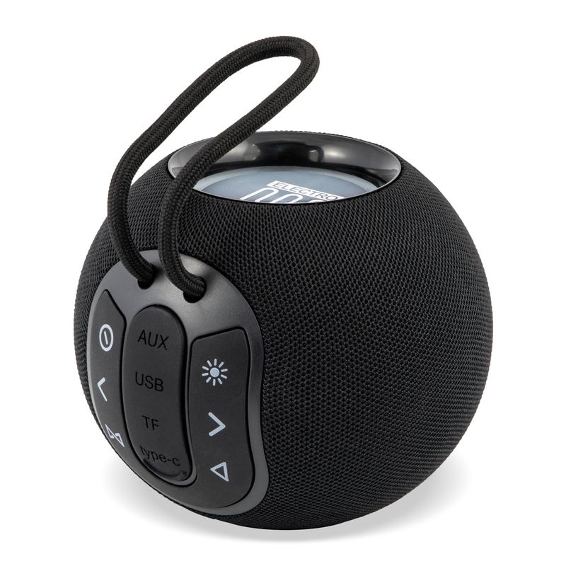 TV, Audio-Video si Foto - Portabile audio - Boxe portabile - Boxa portabila Bluetooth Electromures EM 1034, 5W, port USB si TF, radio FM, IPX4, autonomie pana la 4h, culoare Negru - Infinity.ro