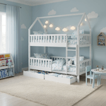 Casa si Gradina - Mobilier - Mobilier copii - Patuturi copii - Pat supraetajat Montessori, alb, VENITA TYP 2 - Infinity.ro