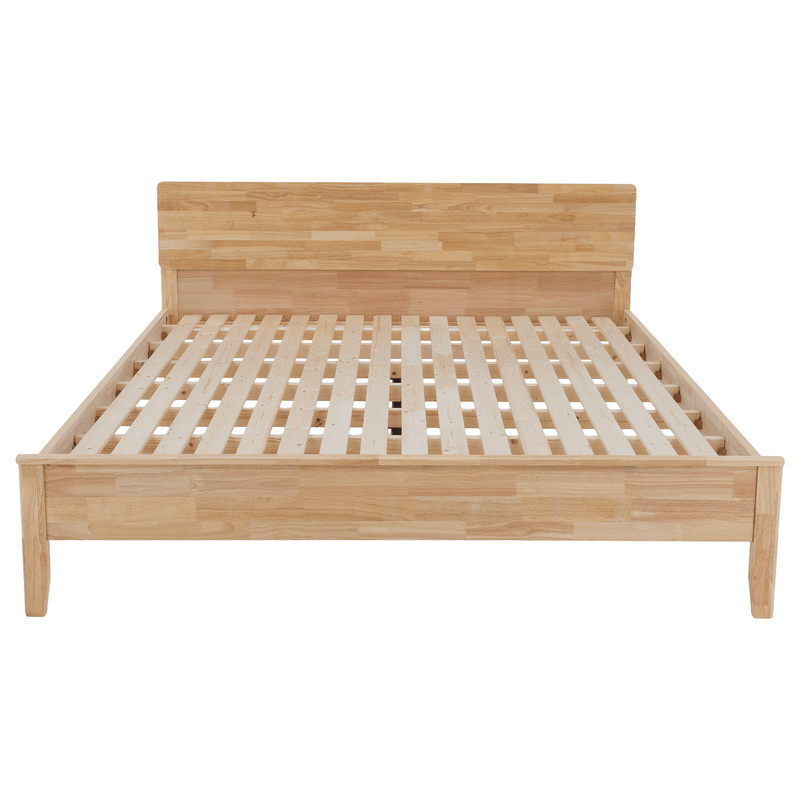 Casa si Gradina - Mobilier - Paturi si accesorii - Paturi - Pat matrimonial, 160x200, lemn masiv, natural, NOEMI - Infinity.ro