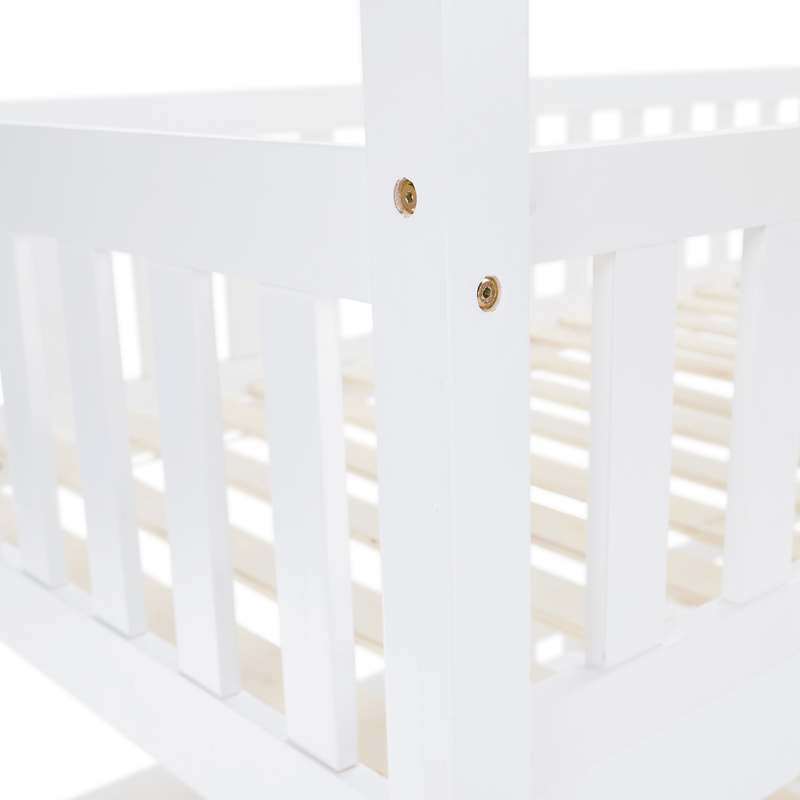 Casa si Gradina - Mobilier - Mobilier copii - Patuturi copii - Pat supraetajat Montessori, alb, VENITA TYP 2 - Infinity.ro