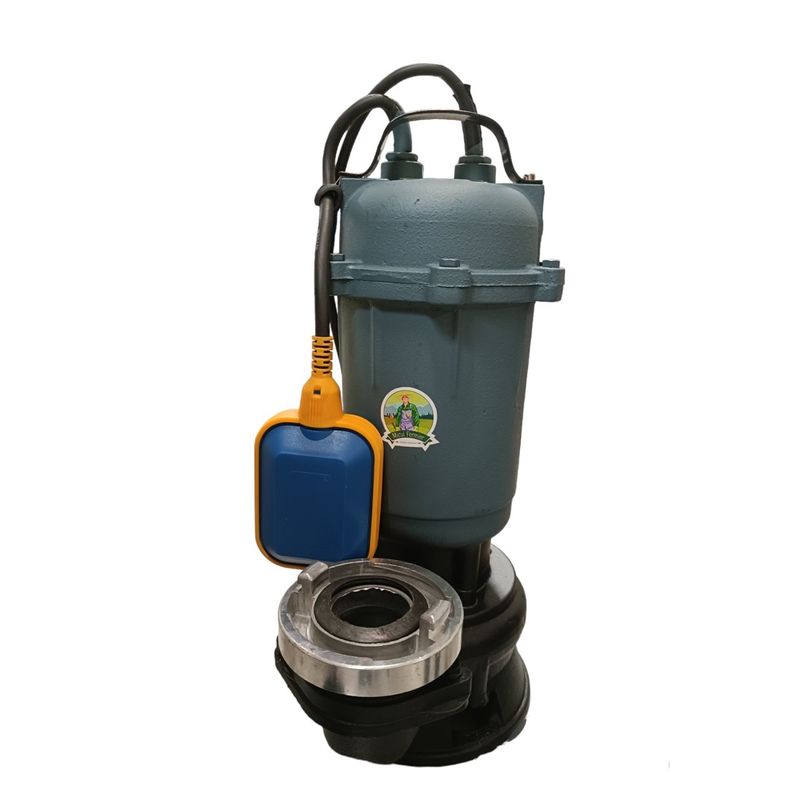 Casa si Gradina - Gradinarit si plante - Instalatii si accesorii pentru irigatii - Pompe apa - Pompa apa murdara micul fermier, 1.5 kw, cu tocator, debit maxim 12000 l/h, inaltime maxima de pompare 9m, cu plutitor - Infinity.ro