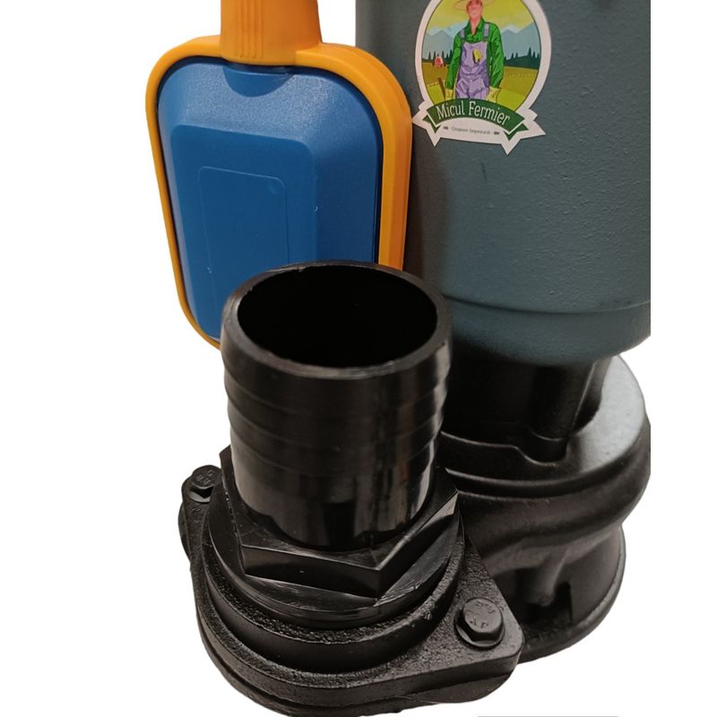 Casa si Gradina - Gradinarit si plante - Instalatii si accesorii pentru irigatii - Pompe apa - Pompa apa murdara micul fermier, 1.5 kw, cu tocator, debit maxim 12000 l/h, inaltime maxima de pompare 9m, cu plutitor - Infinity.ro