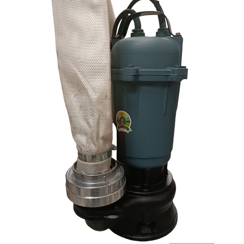 Casa si Gradina - Gradinarit si plante - Instalatii si accesorii pentru irigatii - Pompe apa - Pompa apa murdara micul fermier, 1.5 kw, cu tocator, debit maxim 12000 l/h, inaltime maxima de pompare 9m, cu plutitor - Infinity.ro