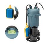 Casa si Gradina - Gradinarit si plante - Instalatii si accesorii pentru irigatii - Pompe apa - Pompa apa murdara micul fermier, 3 kw, debit maxim 25000 l/h, inaltime maxima de pompare 20 m, corp pompa fonta, cu plut - Infinity.ro