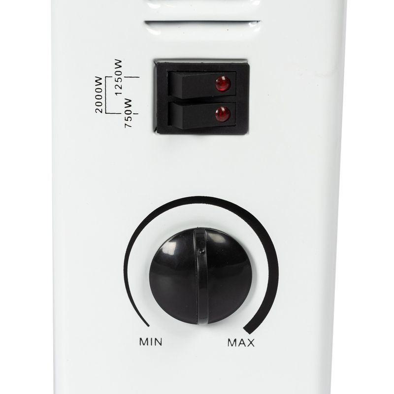 Electronice si Electrocasnice - Climatizare si sisteme de incalzire - Aparate incalzire aer - Aeroterme - Convector electric detoolz, 2kw, 3 trepte de putere, cu termostat reglabil - Infinity.ro