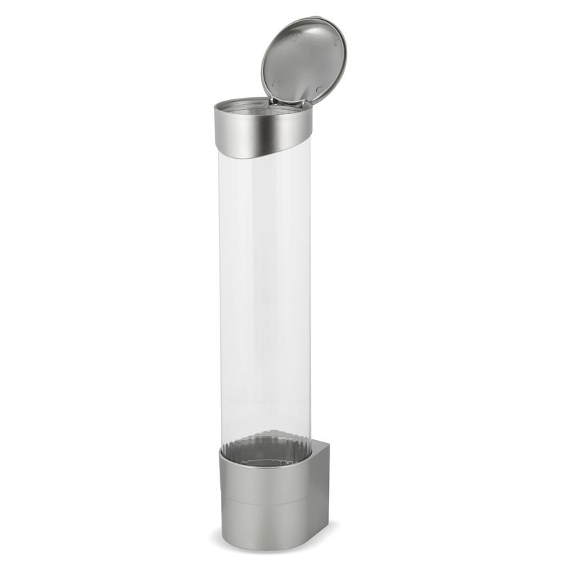Casa si Gradina - Bucatarie si vesela - Accesorii bar - Suporturi bauturi - Suport de pahare pentru dozatoare de apa ZASS ZWDCH 01,montare magnetica sau cu surub, culoare gri - Infinity.ro
