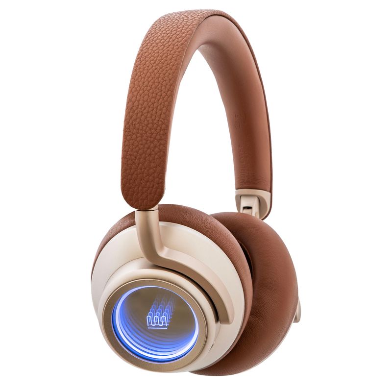 TV, Audio-Video si Foto - Portabile audio - Casti audio - Casti Wireless ANC Hybrid Electromures EM H6, BT 6.0, Lumini LED, Efect Oglinda Infinita, Design Pliabil, maro - Infinity.ro