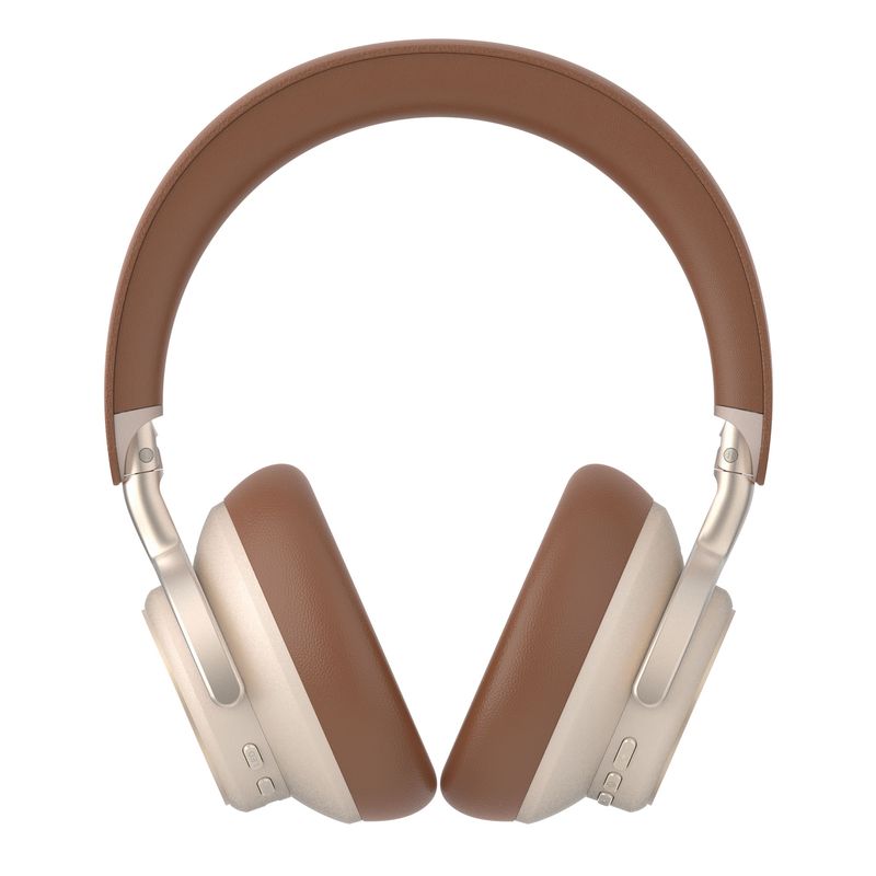 TV, Audio-Video si Foto - Portabile audio - Casti audio - Casti Wireless ANC Hybrid Electromures EM H6, BT 6.0, Lumini LED, Efect Oglinda Infinita, Design Pliabil, maro - Infinity.ro
