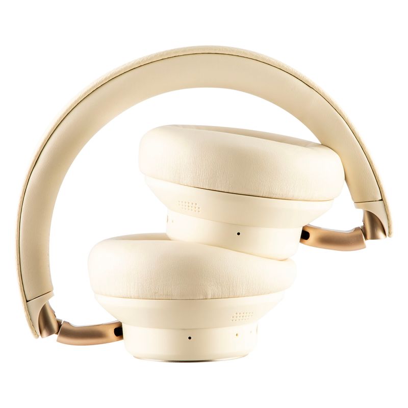 TV, Audio-Video si Foto - Portabile audio - Casti audio - Casti Wireless ANC Hybrid Electromures EM H6, BT 6.0, Lumini LED, Efect Oglinda Infinita, Design Pliabil, alb - Infinity.ro