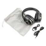 TV, Audio-Video si Foto - Portabile audio - Casti audio - Casti Wireless 2 in 1 Electromures EM H5, BT 6.0, Boxa Bluetooth, Radio FM, Slot TF, Microfon HD, Design Pliabil, Negru - Infinity.ro