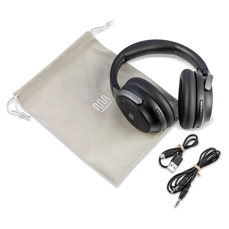 TV, Audio-Video si Foto - Portabile audio - Casti audio - Casti Wireless ANC Hybrid Electromures EM H4, BT 6.0, Autonomie de pana la 50H , Design Pliabil, Microfon HD,  Negru - Infinity.ro
