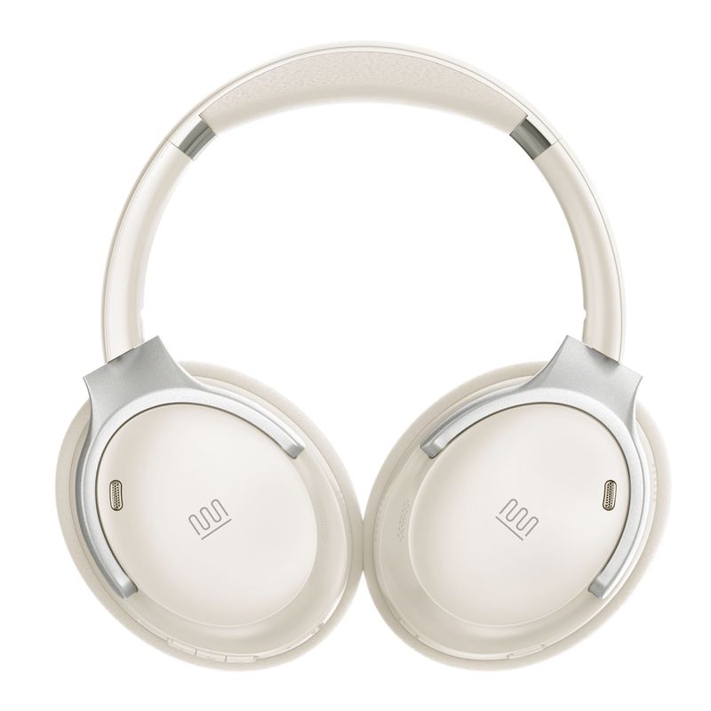 TV, Audio-Video si Foto - Portabile audio - Casti audio - Casti Wireless ANC Hybrid Electromures EM H4, BT 6.0, Autonomie de pana la 50H , Design Pliabil, Microfon HD,  Alb - Infinity.ro