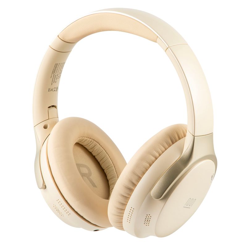 TV, Audio-Video si Foto - Portabile audio - Casti audio - Casti Wireless ANC Hybrid Electromures EM H4, BT 6.0, Autonomie de pana la 50H , Design Pliabil, Microfon HD,  Alb - Infinity.ro