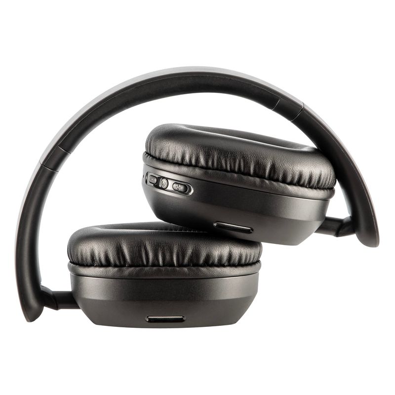 TV, Audio-Video si Foto - Portabile audio - Casti audio - Casti Wireless Over-Ear Electromures EM H2, Bluetooth 6.0, 21H Autonomie, Microfon HD,Jack 3.5mm,design ergonomic,Negru - Infinity.ro