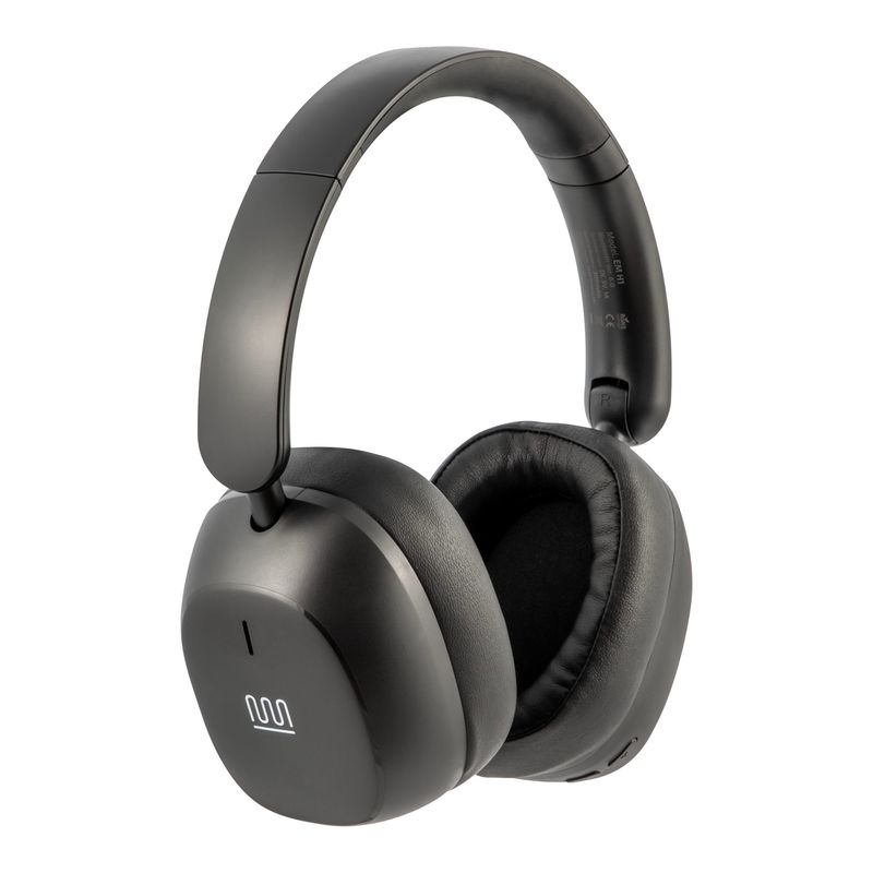 TV, Audio-Video si Foto - Portabile audio - Casti audio - Casti Wireless ANC Electromures EM H1, Bluetooth 6.0, 30H Autonomie, Microfon HD, Pliabile, Jack 3.5mm, Raza 15m, negre - Infinity.ro