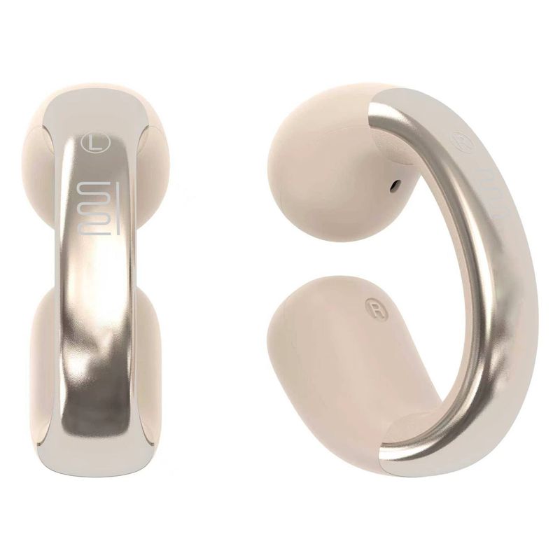 TV, Audio-Video si Foto - Portabile audio - Casti audio - Casti TWS Clip-On Electromures EM E1, Bluetooth 5.4, microfon HD, control tactil, design ergonomic, autonomie 5 ore, bej - Infinity.ro