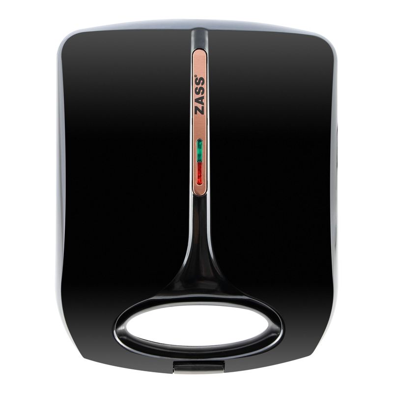 Electronice si Electrocasnice - Electrocasnice bucatarie - Aparate de gatit & desert - Aparate de preparat desert - Aparat pentru nuci umplute ZASS Rose Gold ZNM 20, 1400W, 12 nuci intregi, placi ceramice antiaderente 25,4x21,5 cm,negru - Infinity.ro
