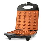 Electronice si Electrocasnice - Electrocasnice bucatarie - Aparate de gatit & desert - Aparate de preparat desert - Aparat pentru nuci umplute ZASS Rose Gold ZNM 20, 1400W, 12 nuci intregi, placi ceramice antiaderente 25,4x21,5 cm,negru - Infinity.ro