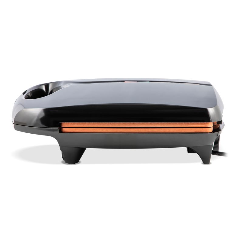 Electronice si Electrocasnice - Electrocasnice bucatarie - Aparate de gatit & desert - Aparate de preparat desert - Aparat pentru nuci umplute ZASS Rose Gold ZNM 20, 1400W, 12 nuci intregi, placi ceramice antiaderente 25,4x21,5 cm,negru - Infinity.ro