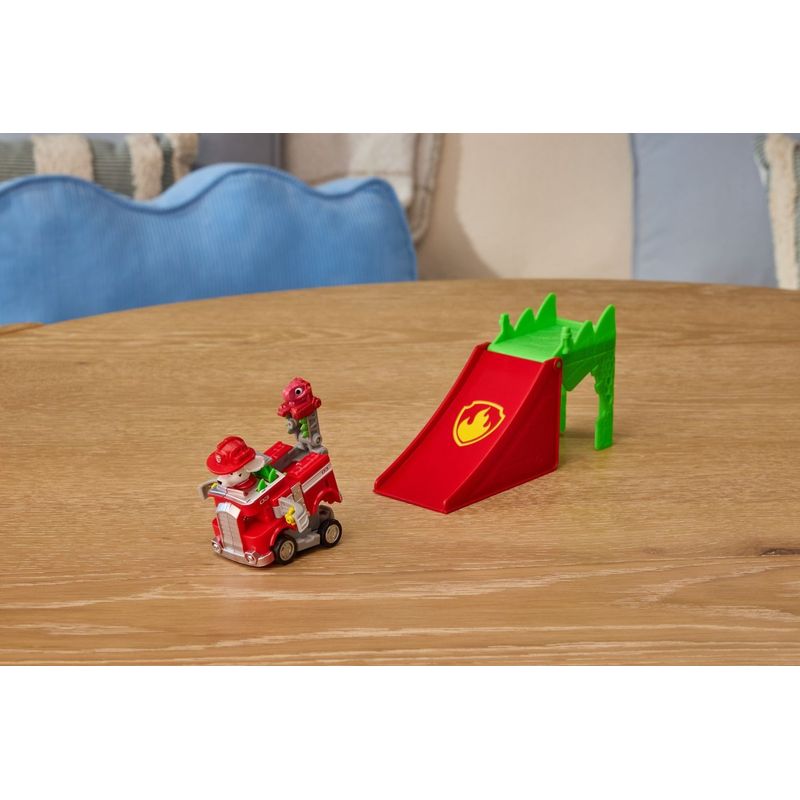 Jucarii, Copii si Bebe - Jucarii si jocuri - Figurine - PATRULA CATELUSILOR FILMUL CU DINOZAURI SET VEHICUL CU RAMPA SI FIGURINA MARSHALL - Infinity.ro