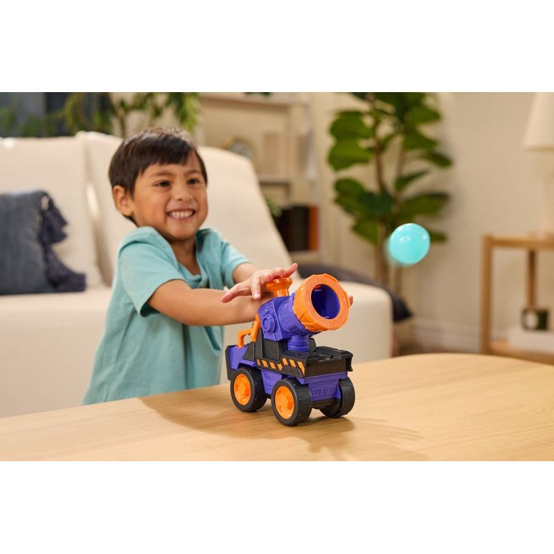 Jucarii, Copii si Bebe - Jucarii si jocuri - Figurine - PATRULA CATELUSILOR RUBBLE SI ECHIPA SET FIGURINA SI VEHICUL MEGA BLASTER - Infinity.ro