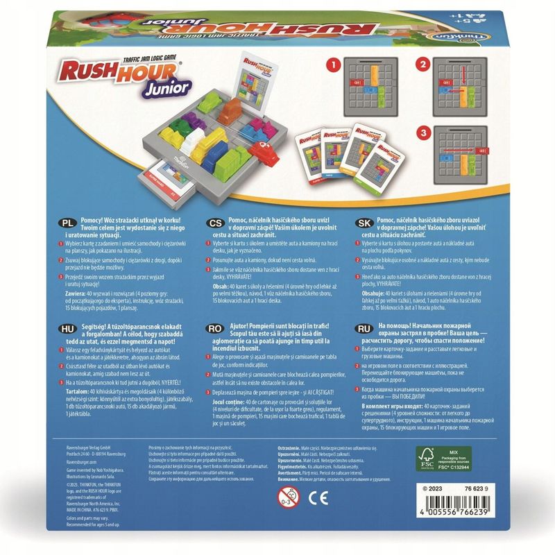 Jucarii, Copii si Bebe - Jucarii si jocuri - Jucarii & jocuri educative - Jocuri si jucarii educative - THINKFUN JOC EDUCATIV RUSH HOUR JUNIOR - Infinity.ro