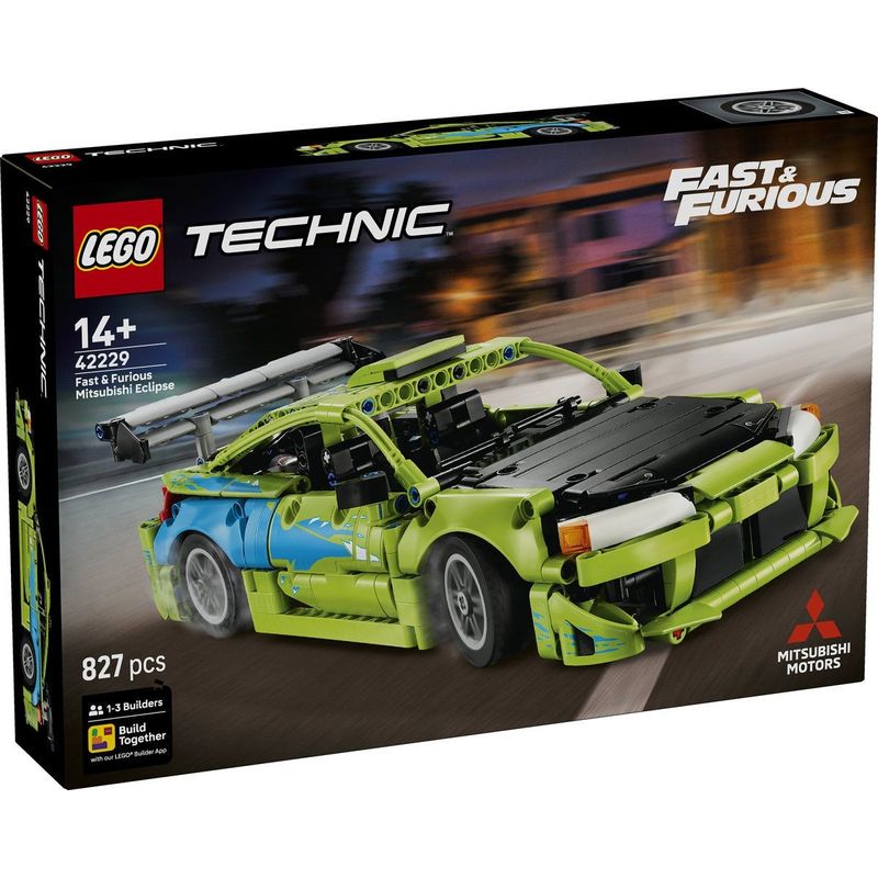 Jucarii, Copii si Bebe - Jucarii si jocuri - Vehicule si jucarii cu telecomanda - Masinute - LEGO TECHNIC MASINA MITSUBISHI ECLIPSE DIN FAST AND FURIOUS 42229 - Infinity.ro