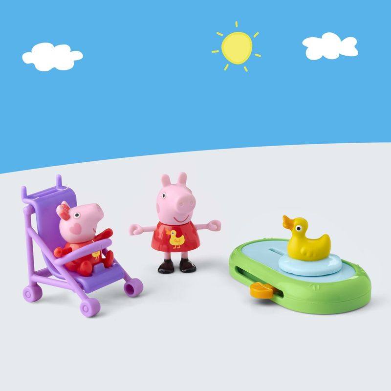 Jucarii, Copii si Bebe - Jucarii si jocuri - Figurine - Peppa Pig set Peppa si Evi in parcul de distractii - Infinity.ro