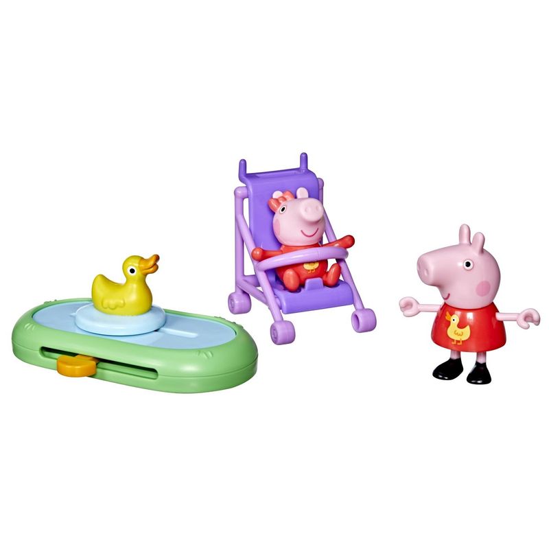 Jucarii, Copii si Bebe - Jucarii si jocuri - Figurine - Peppa Pig set Peppa si Evi in parcul de distractii - Infinity.ro
