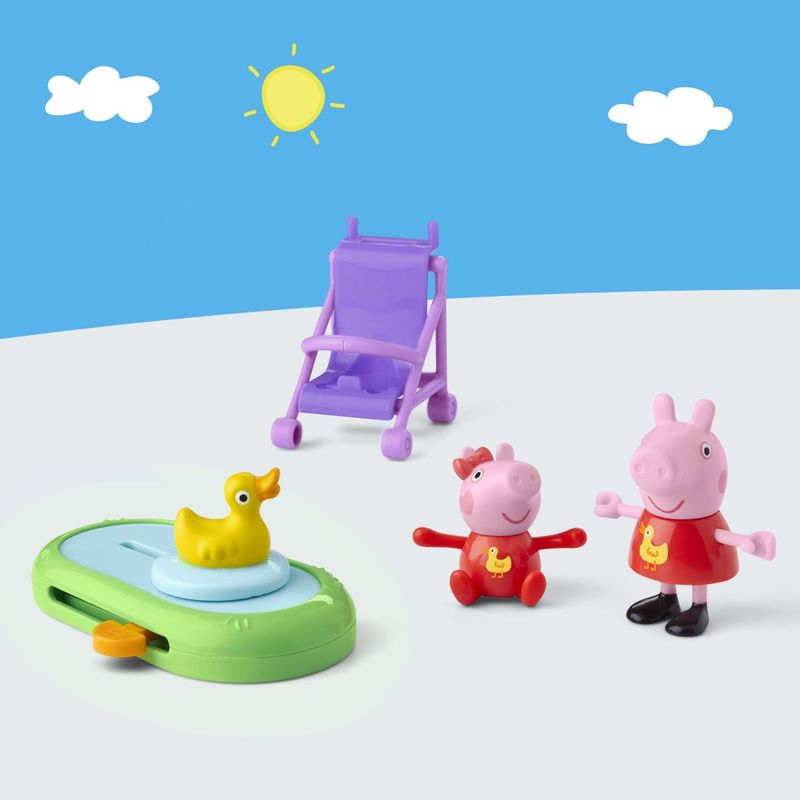 Jucarii, Copii si Bebe - Jucarii si jocuri - Figurine - Peppa Pig set Peppa si Evi in parcul de distractii - Infinity.ro