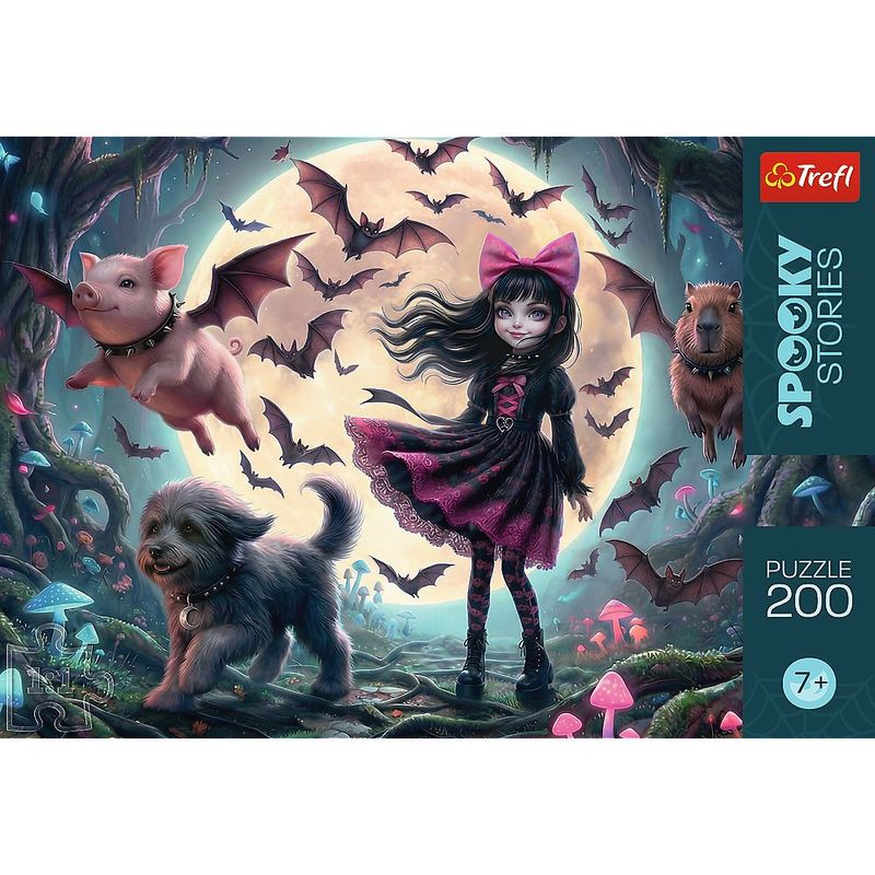 Jucarii, Copii si Bebe - Jucarii si jocuri - Jocuri si puzzle - Puzzle - Puzzle Trefl 200 povesti infricosatoare de pe luna - Infinity.ro